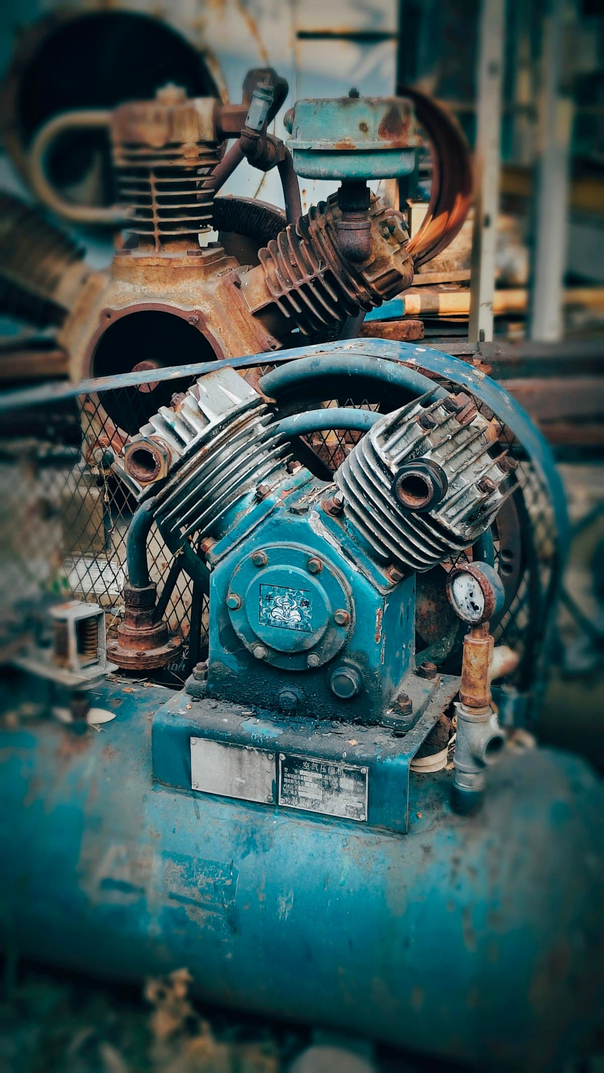 Compresseur d'air industriel — 500L
